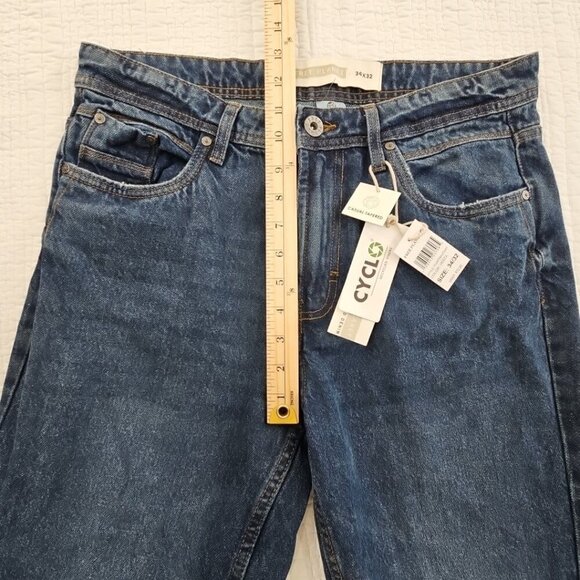 Free Planet Men's Jeans 34x32 Casual Tapered Stretch Sustainable Denim Pants NWT - Picture 5 of 14